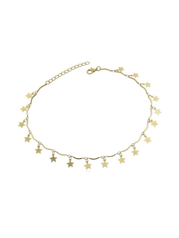 Collier Charmant Simple Etoile - Or 