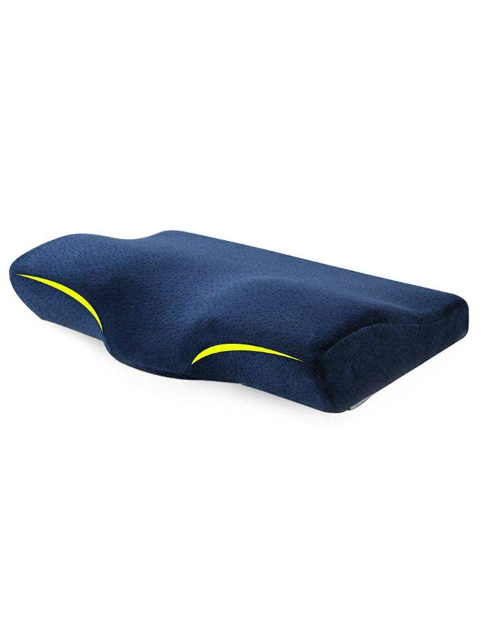 

Slow Rebound Memory Foam Neck Pillow, Cadetblue