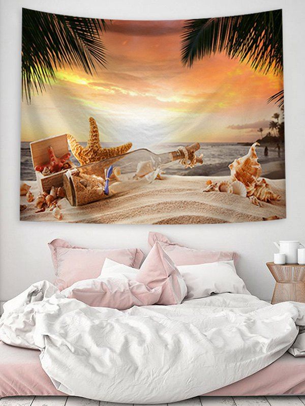 DressLily.com: Photo Gallery - Sunset Beach Starfish Print Tapestry ...