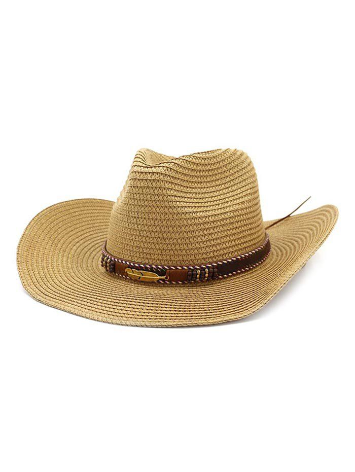 [41 OFF] 2021 Straw Beach Cowboy Sun Hat In KHAKI DressLily