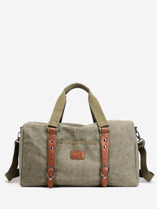 [17% OFF] 2020 Unisex Large Capacity Canvas Duffle Bag In ARMY GREEN | DressLily