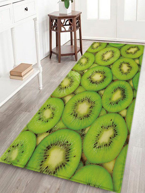 41 Off 2020 3d Kiwi Fruit Printed Bath Rug In Multicolor A Dresslily