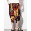 Tribal Printed Casual Harem Pants - multicolor A 4XL