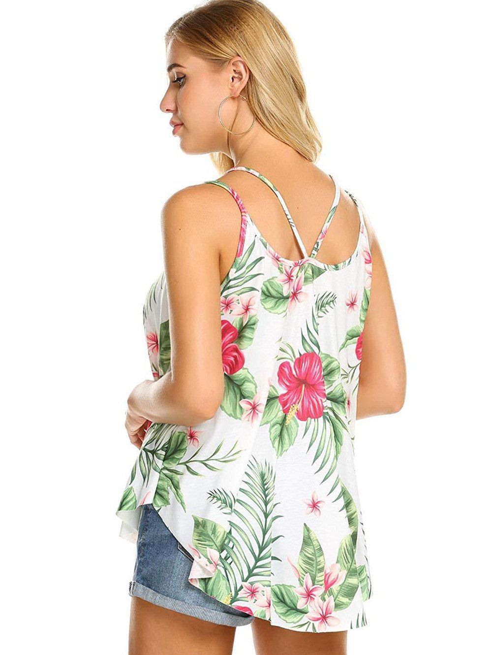 [52% OFF] 2020 Floral Print Swing Cami Top In Multicolor | DressLily