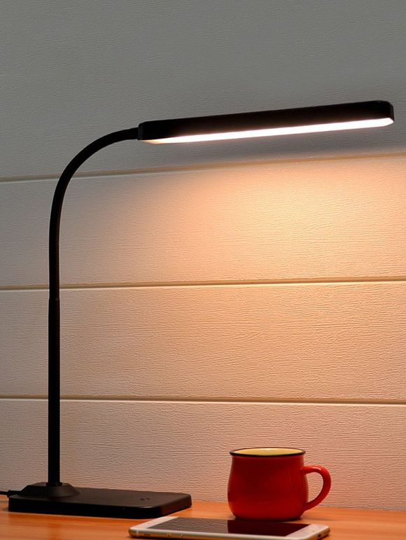 Lampe LED de Table 4W USB - Noir 