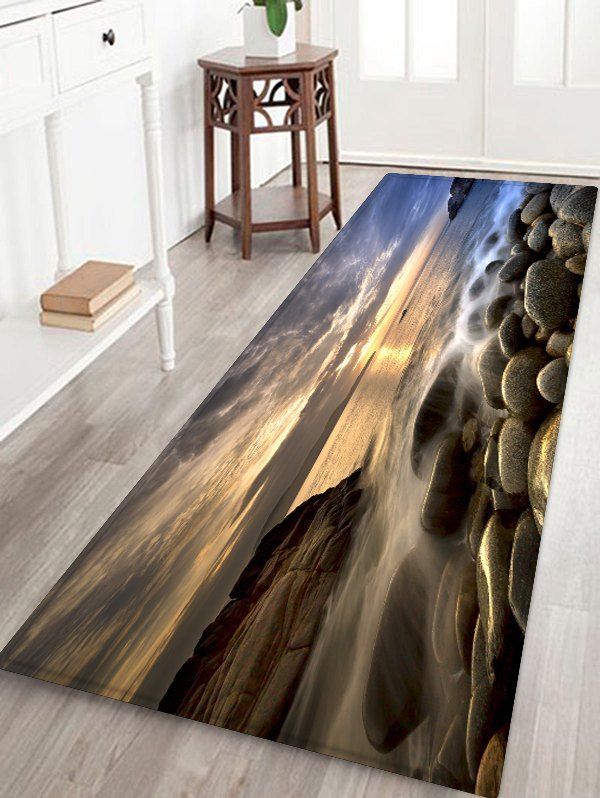 

Stone Sky Design Floor Mat, Gray cloud