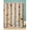 Rideau de Douche Imperméable Tortilla Imprimé - multicolor W71 X L71 INCH