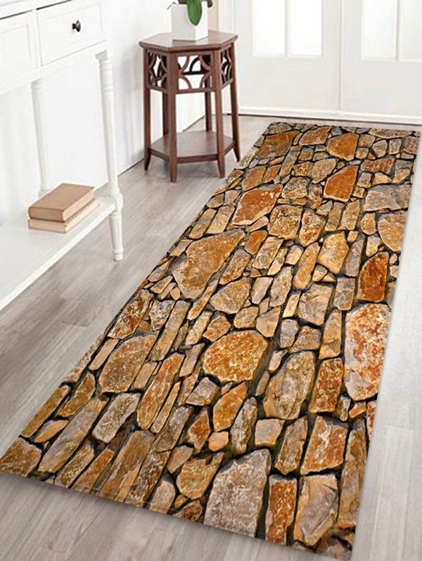 DressLily.com: Photo Gallery - Stone Brick Print Floor Mat