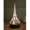 Lampe de Nuit LED Acrylique Motif Tour Eiffel en Bois - Transparent 