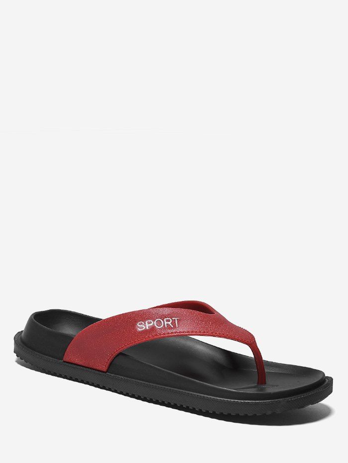 

Casual Flip Flops, Red