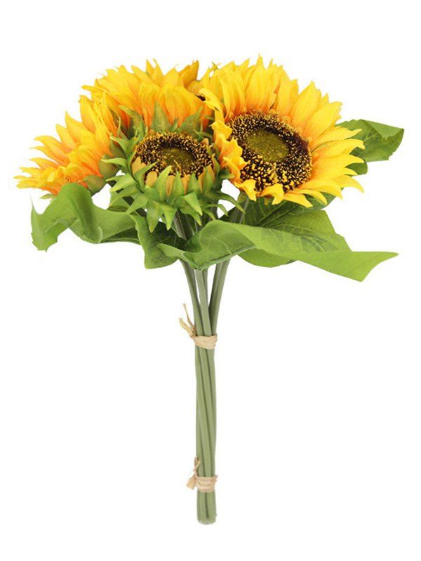 

Home Decoration 7 Pcs Artificial Sunflowers, Saffron