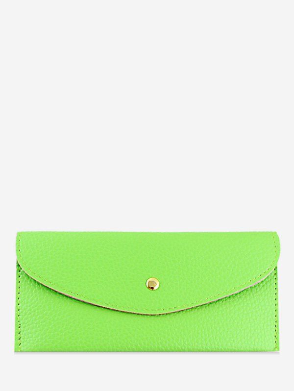 Square Simple Solid Clutch Wallet