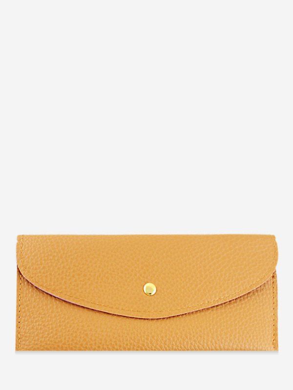Square Simple Solid Clutch Wallet