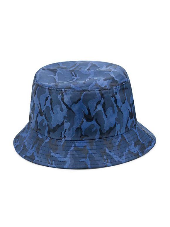 Chapeau Seau Camouflage Respirant Imperméable - Bleu 