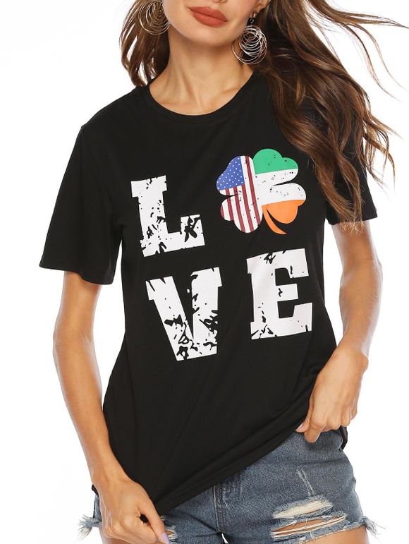 T-Shirt Graphique - Noir XL