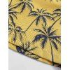 Hawaii Coconut Tree Print Board Shorts - YELLOW M