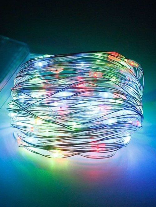 Bande Lumineuse LED Décorative Imperméable 5V 5 Mètres - Transparent RGB
