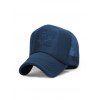Chapeau de Camionneur Respirant à Ourlet en Maille - Bleu profond 