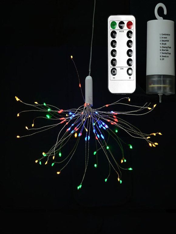 Guirlande Lumineuse LED Motif Feux d'Artifice - multicolor A 