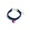 Bracelet Motif de Drapeau Américain Etoile Pendante - multicolor B 