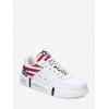 Drapeau américain modèle chaussures de skate - Blanc EU 39