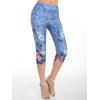 Legging Court Moulant Papillon Imprimé - multicolor 3XL