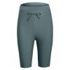 Pantalon de Bain Longueur à Genou de Grande Taille à Cordon - Ardoise grise 3X