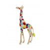 Broche Epinglée Girafe Colorée - Or 