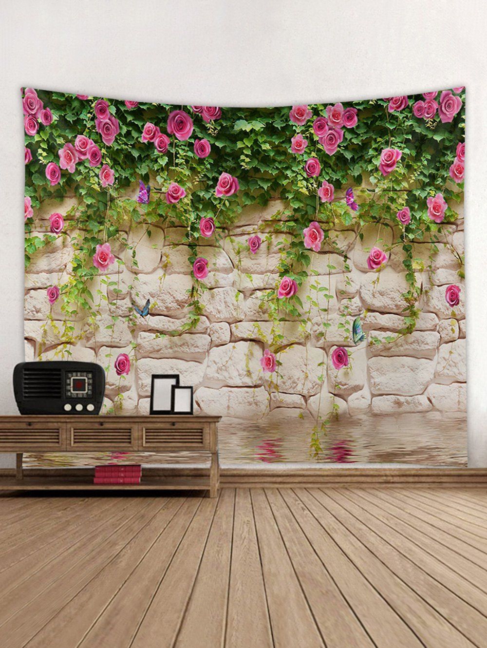 DressLily.com: Photo Gallery - Waterside Flowers Vine Print Tapestry ...