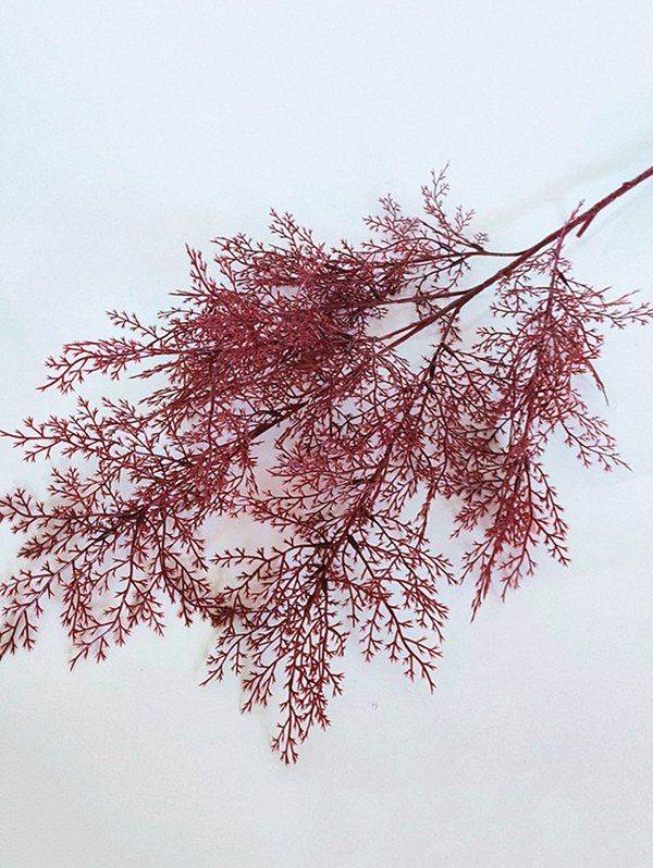 

Home Decoration Artificial Fog Pine Branch, Blood red