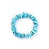 Bracelet de Plage Coquille en Acrylique - Ciel Bleu Foncé 