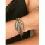 Metallic Shell Adjustable Bracelet - SILVER 