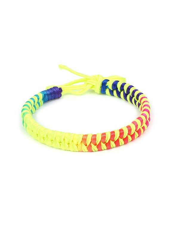 Bracelet Tricoté Coloré Design - multicolor A 