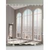 Rideau de Douche Imperméable Fenêtre Imprimée Pour Salle de Bain - multicolor B 180*200CM