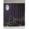 Rideau de Douche Imperméable Lune et Ciel Etoilé Imprimés pour Salle de Bain - multicolor B 150*180CM