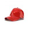 Chapeau de Baseball au Laser Design en Couleur Unie - Rouge 