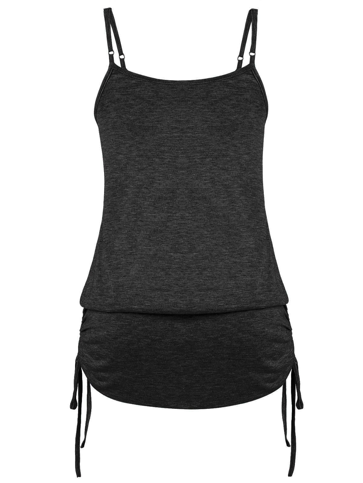 37-off-2021-plus-size-marled-spaghetti-strap-cinched-tank-top-in