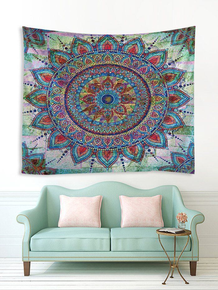 Photo Gallery Bohemian Flower Print Tapestry Wall Hanging Art Decoration