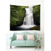 Tenture murale montagne tapisserie murale Art déco - Vert Forêt Moyen W79 X L59 INCH