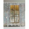 Rideau de Douche Imperméable Brique de Mur et Fenêtre Imprimés pour Salle de Bain - multicolor W59 X L71 INCH