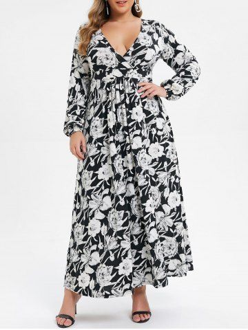 [17% OFF] 2019 Plus Size Lace Trim Tunic Dress In BLACK | DressLily