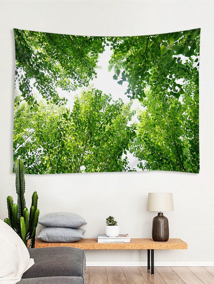 Photo Gallery Treetop Sky Print Tapestry Wall Hanging Art Decoration