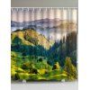 Rideau de Douche Imperméable Montagne et Arbre Imprimés pour Salle de Bain - multicolor B 130*180CM
