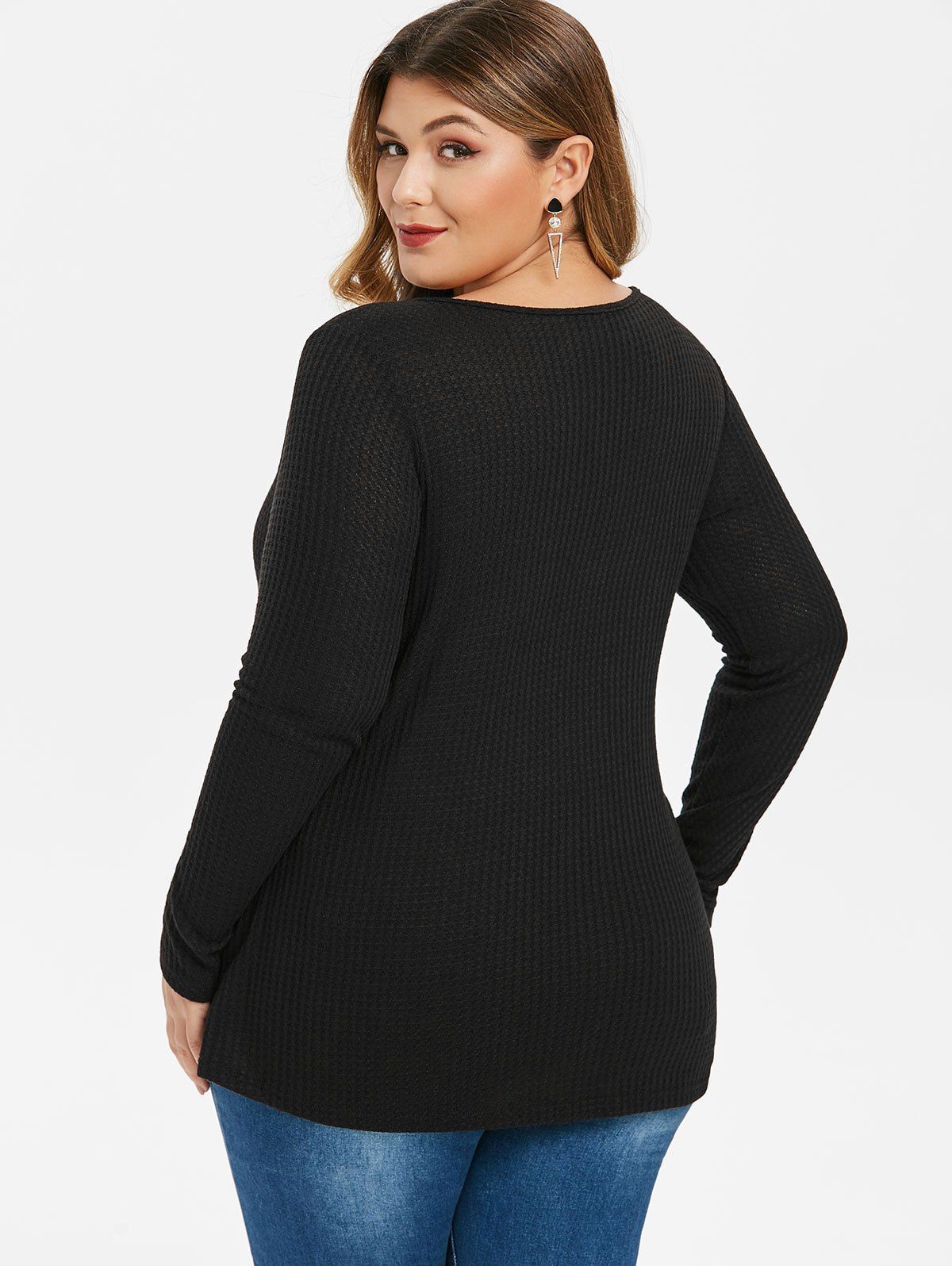 plus size tunic length sweaters