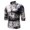 Chemise Ethnique Peinture d'Encre à Manches Longues - multicolor L