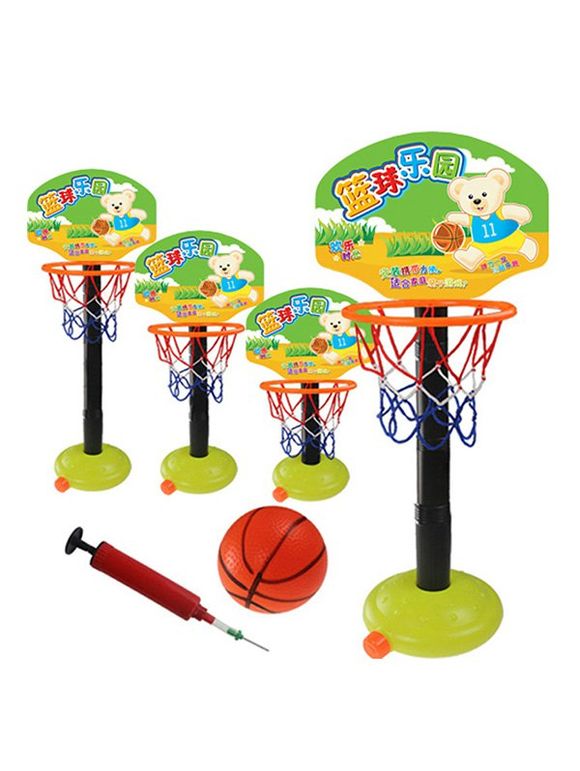 Jeu de cerceaux de basket-ball réglables pour enfants - multicolor A 