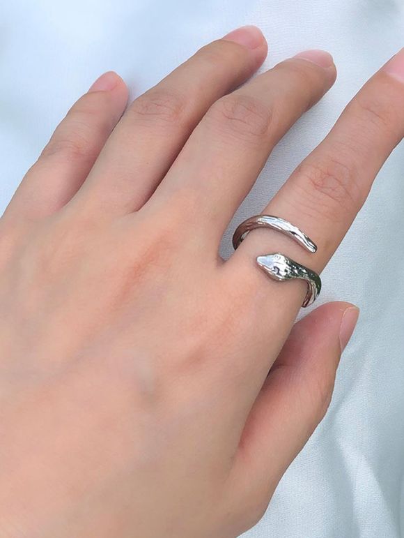 Bague Serpent en Alliage - Argent 