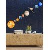 Autocollant Mural Luminous Univers Planète Système Solaire Imprimés - multicolor A 9PCS