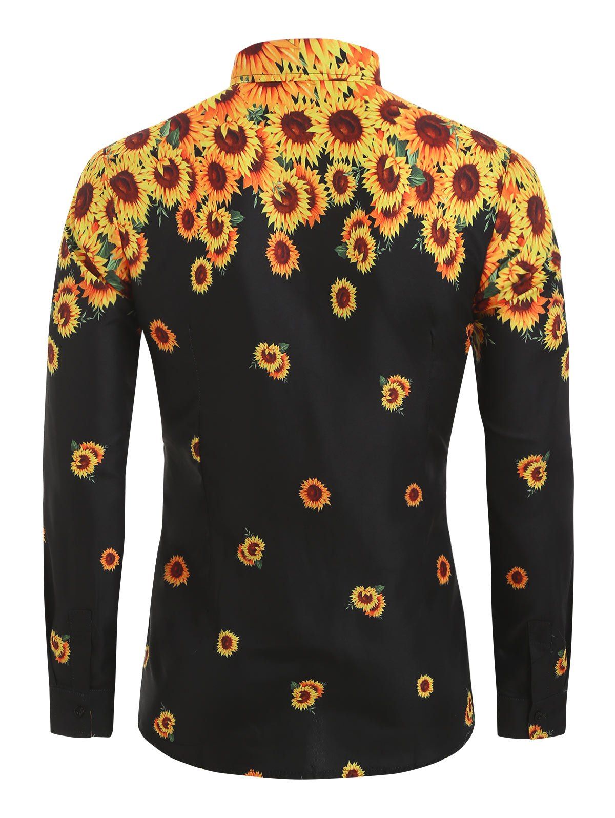 mesh sunflower shirt