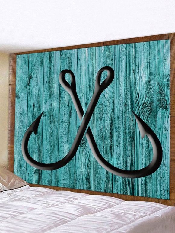 Tapisserie Murale Pendante Art Décoration Planche Imprimé au Crochet - multicolor W91 X L71 INCH